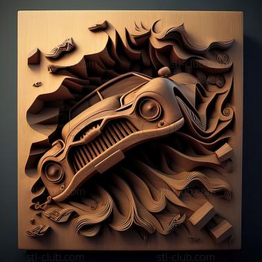 3D модель Ул FlatOut игра (STL)